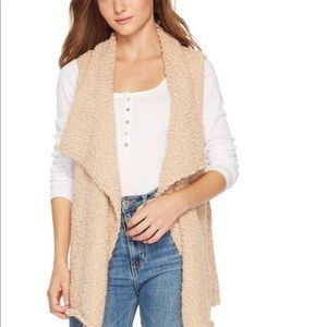 Kenzie women’s bobble fur vest, size xs